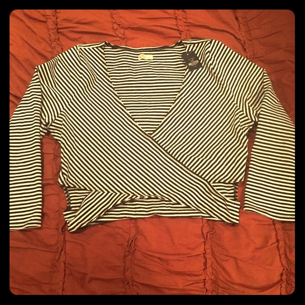 3/4 sleeve crop top